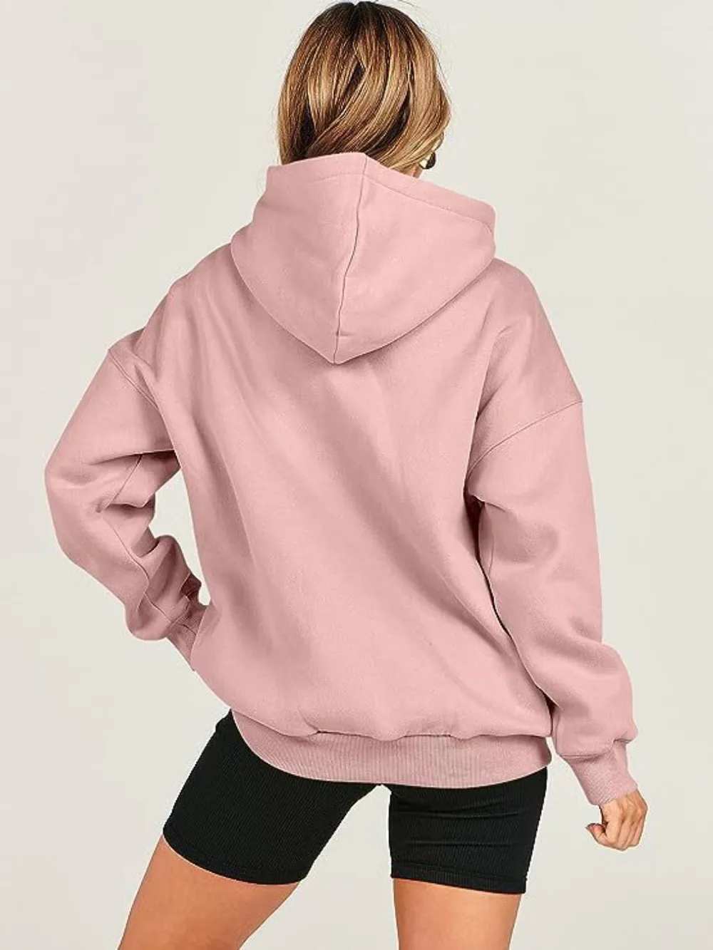 Dropped Shoulder Long Sleeve Hoodie, image 8