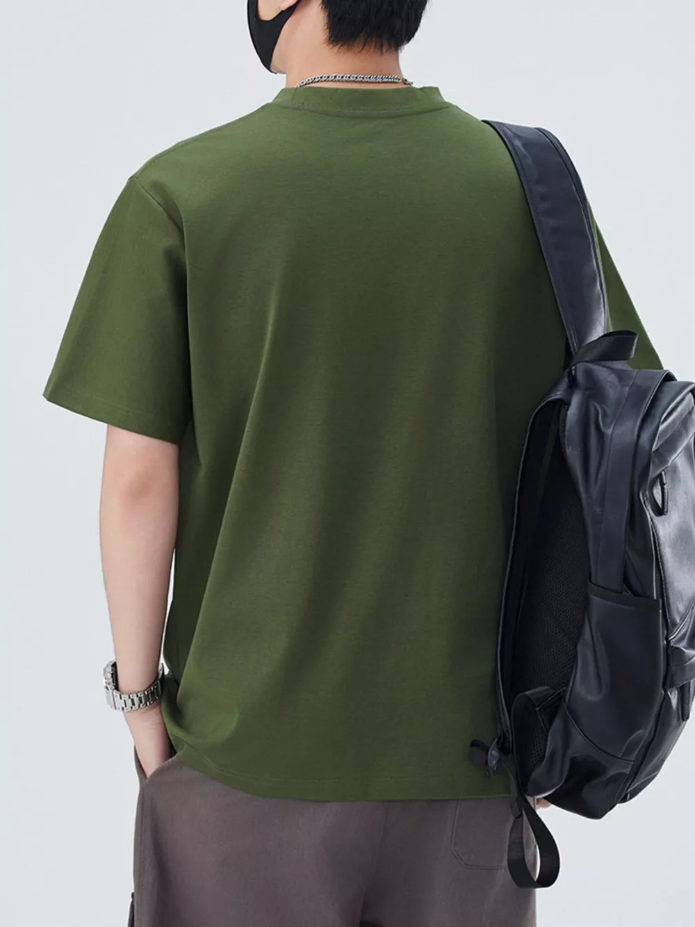 Men's Full Size Round Neck Short Sleeve T-Shirt Plus Size, image 11