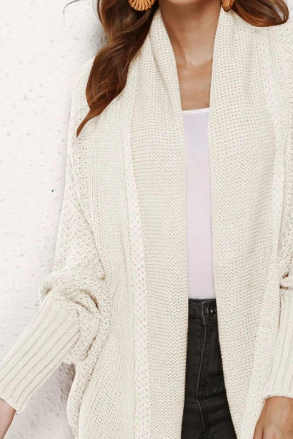 Open Front Batwing Sleeve Cardigan, image 10