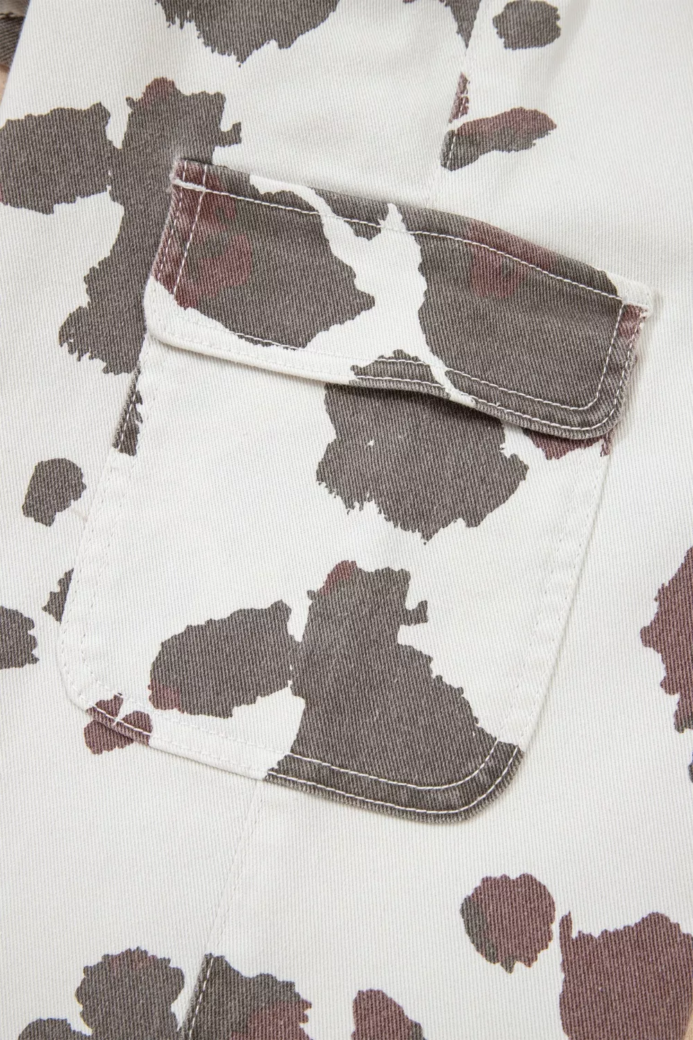 Cow Spots Printed Multi Pocketed Jeans, image 6