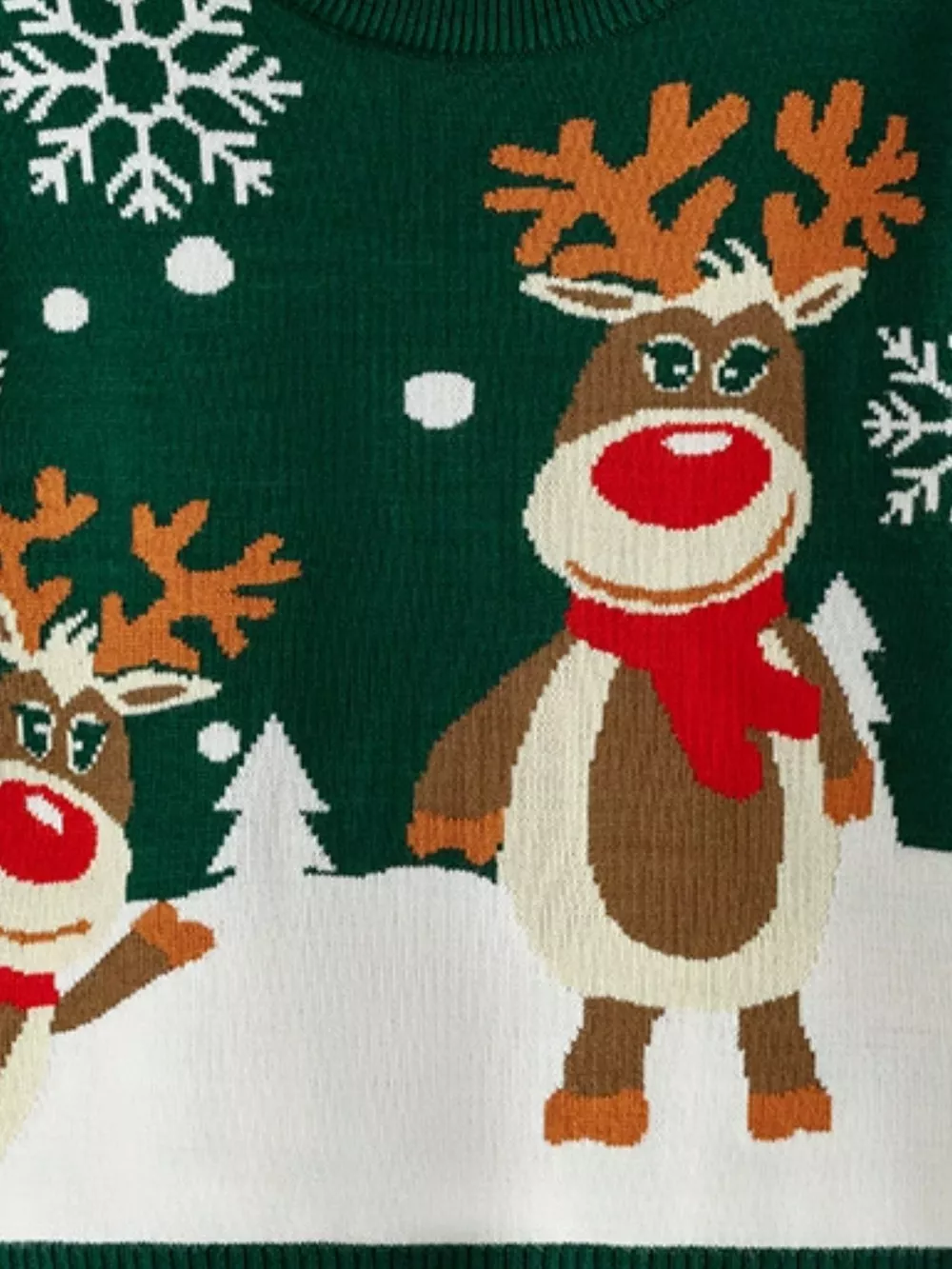 Children's Christmas Tree Round Neck Sweater, image 7