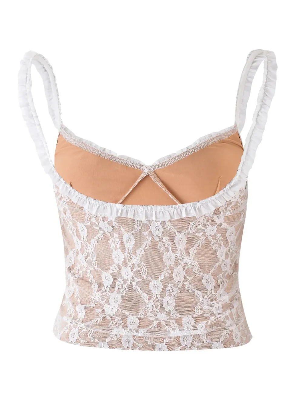 Frill Bow Lace Cami, image 6