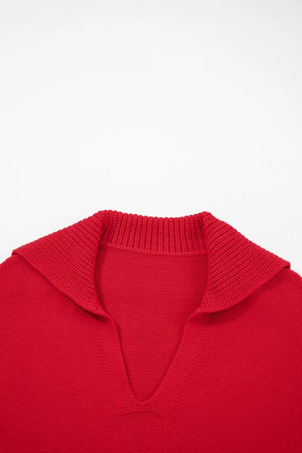 Ribbed Hem Long Sleeve Sweater, image 6