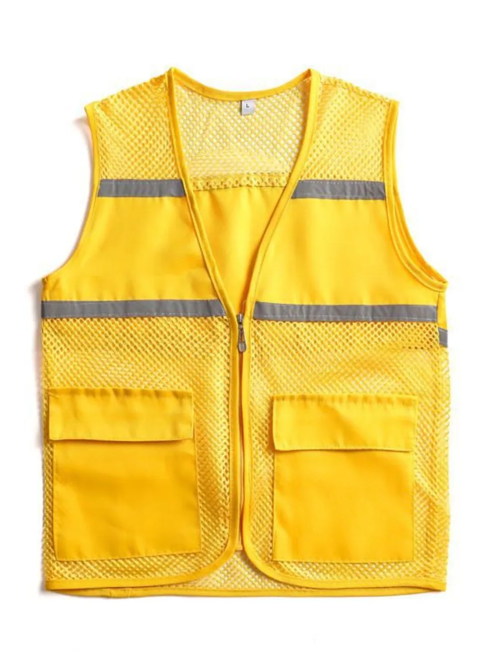 Men's Plus Size Mesh Zip Up Vest, image 6