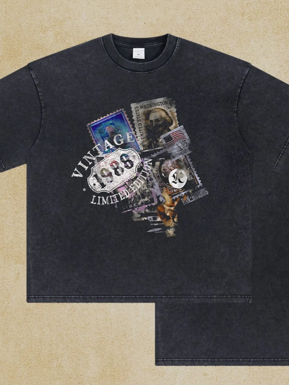 Men's Graphic Round Neck Half Sleeve T-Shirt, image 4