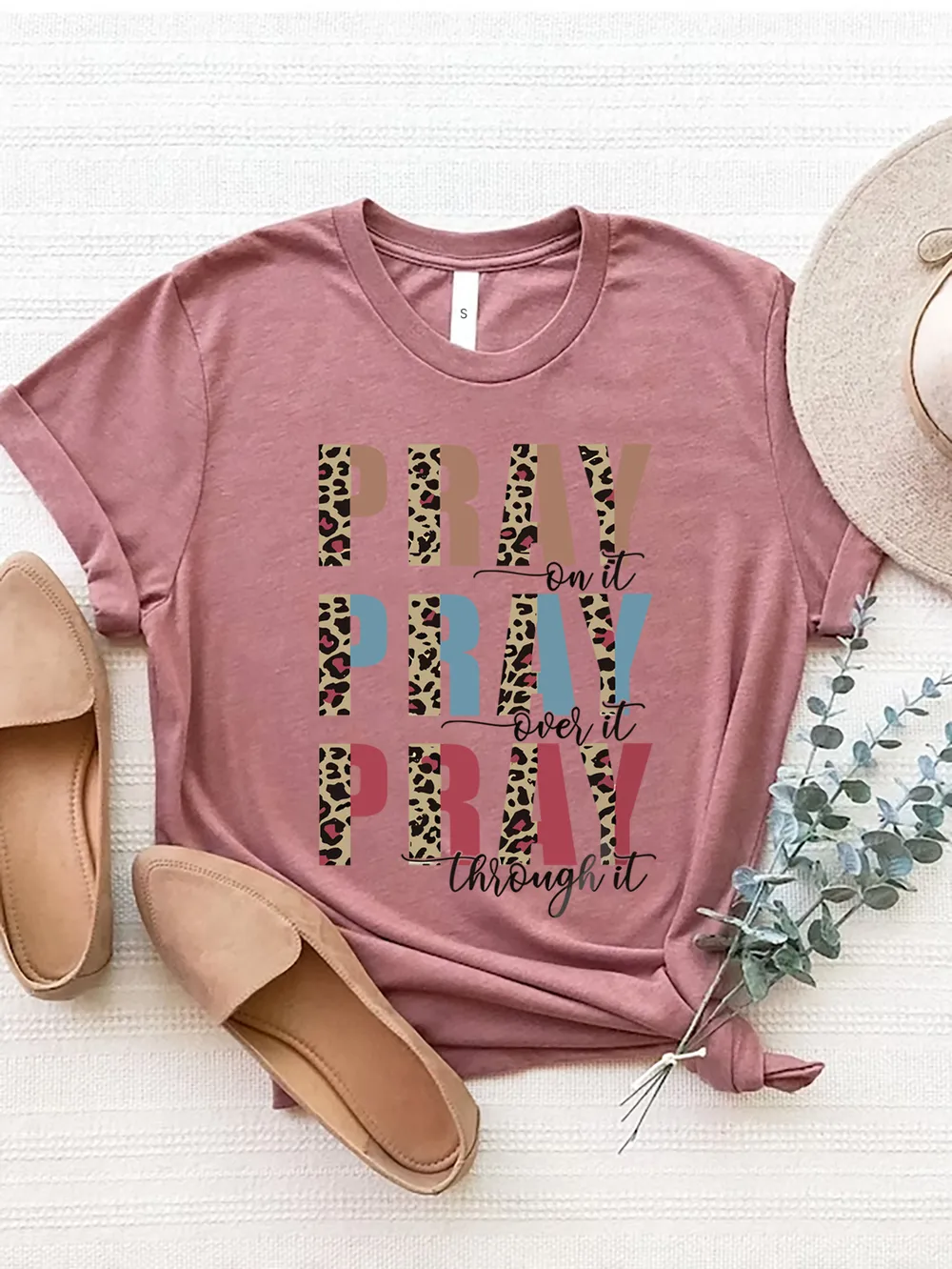Letter Graphic Round Neck Short Sleeve T-Shirt, image 13