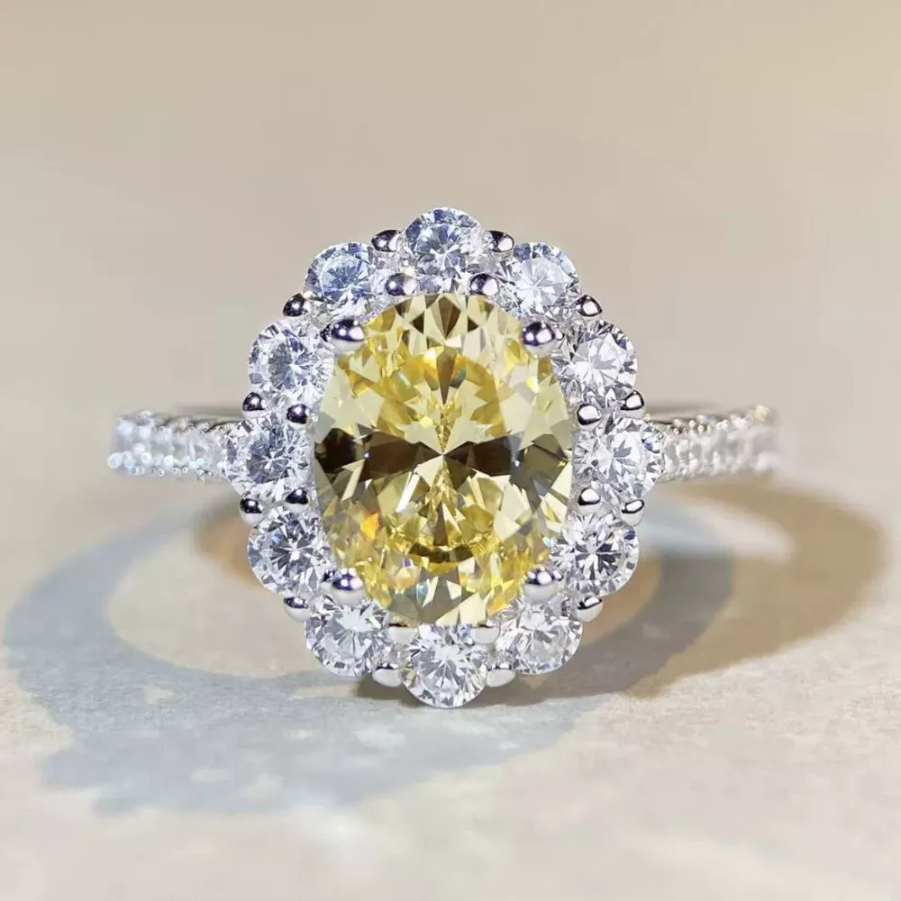 925 Sterling Silver Zircon Geometric Ring, image 6