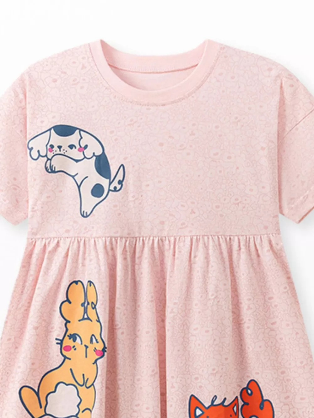 Children's Dinosaur Short Sleeve Dress, image 3