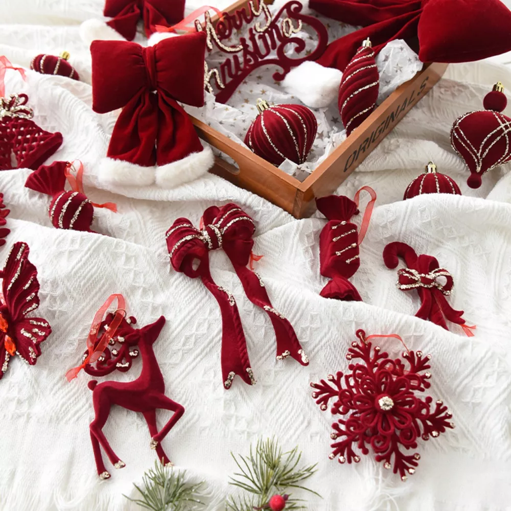 Christmas Velvet Hanging Ornament, image 2