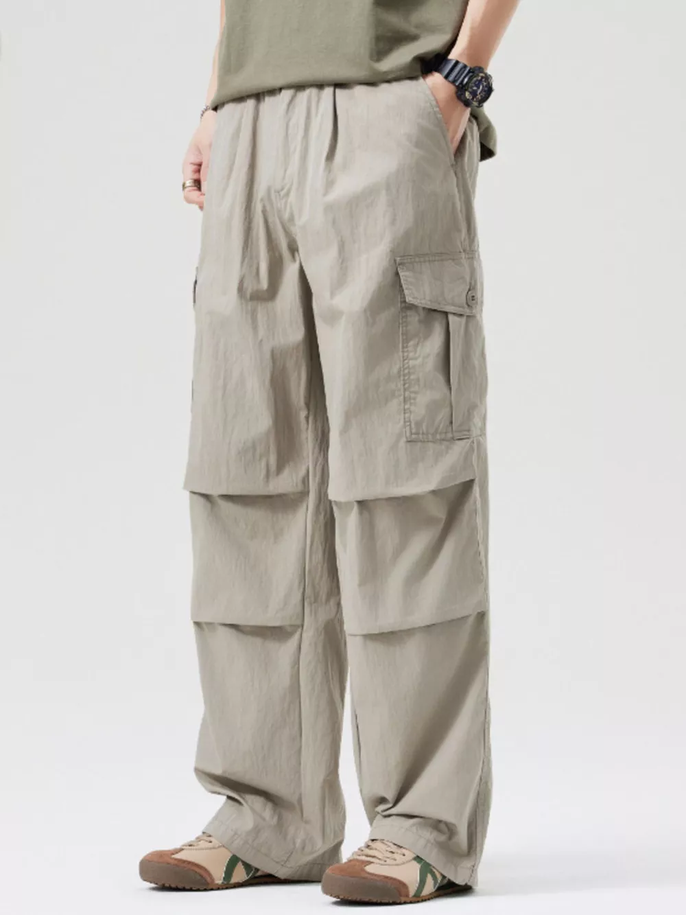 Men's Full Size Loose Fit Cargo Pants Plus Size, image 9