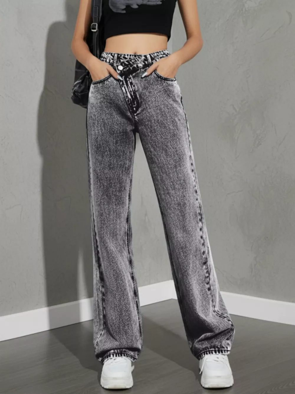 High Waist Wide Leg Jeans, image 13