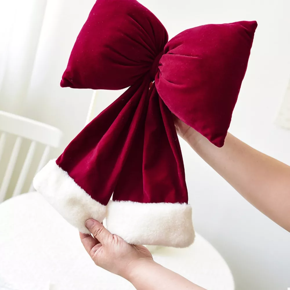 Christmas Velvet Bow Hanging Ornament, image 8
