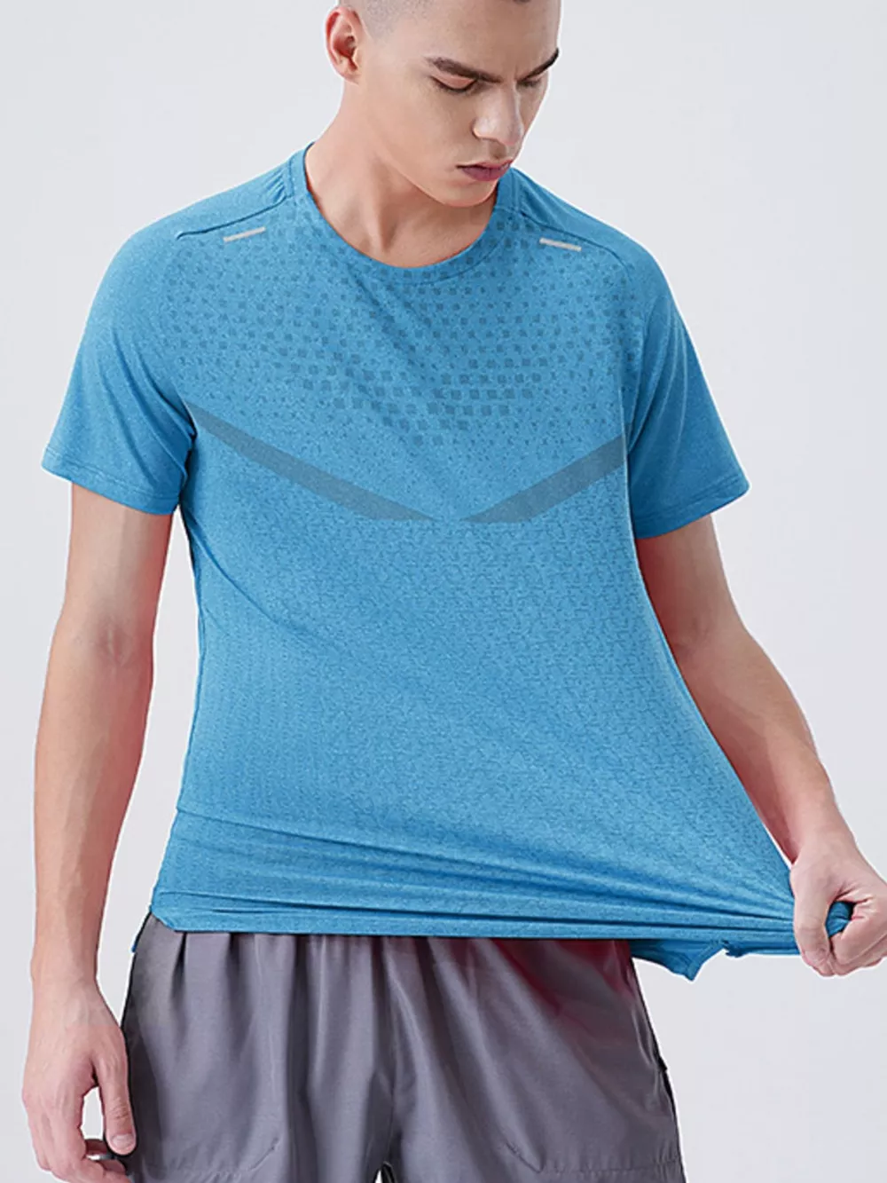 Men's Plus Size Breathable Quick-Dry Active T-Shirt, image 3