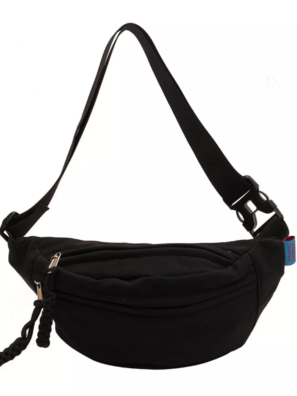 Lightweight Crossbody Bag with Tassel Detail, image 9