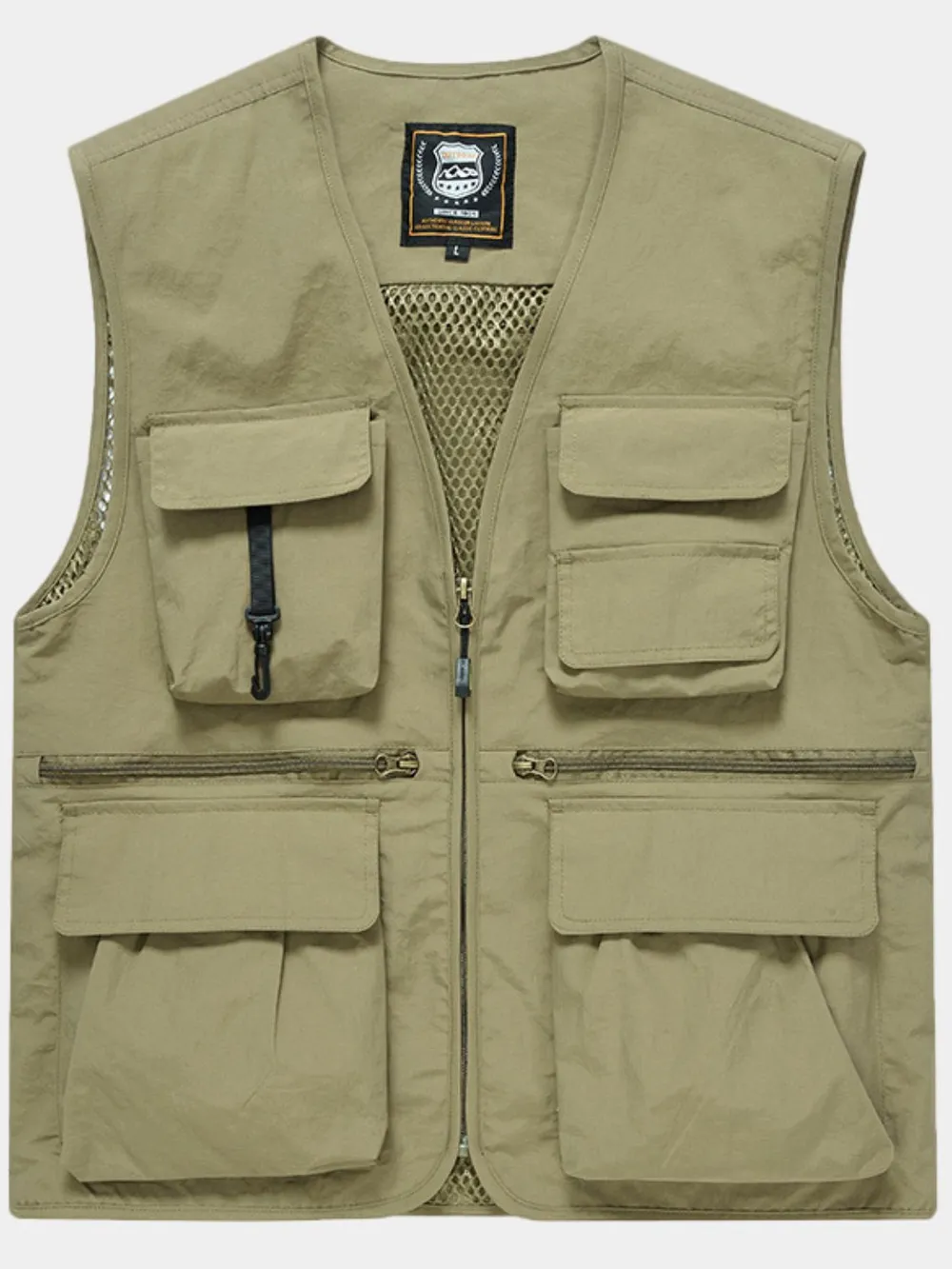 Men's Plus Size Zip Up Vest, image 7