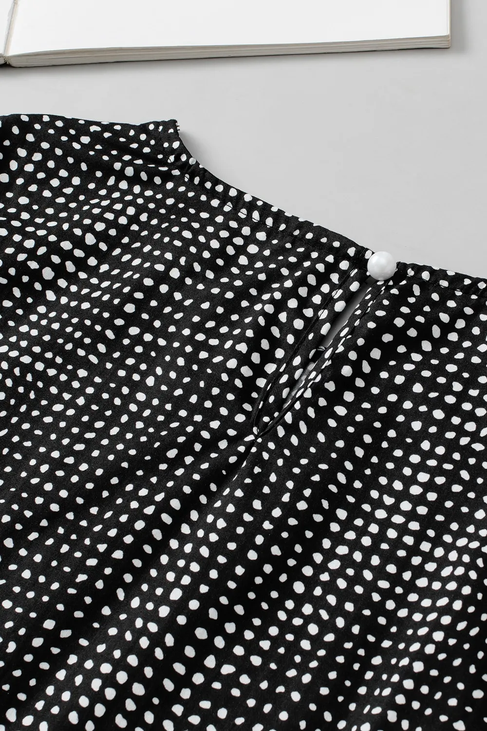 Printed Short Puff Sleeve Blouse, image 6
