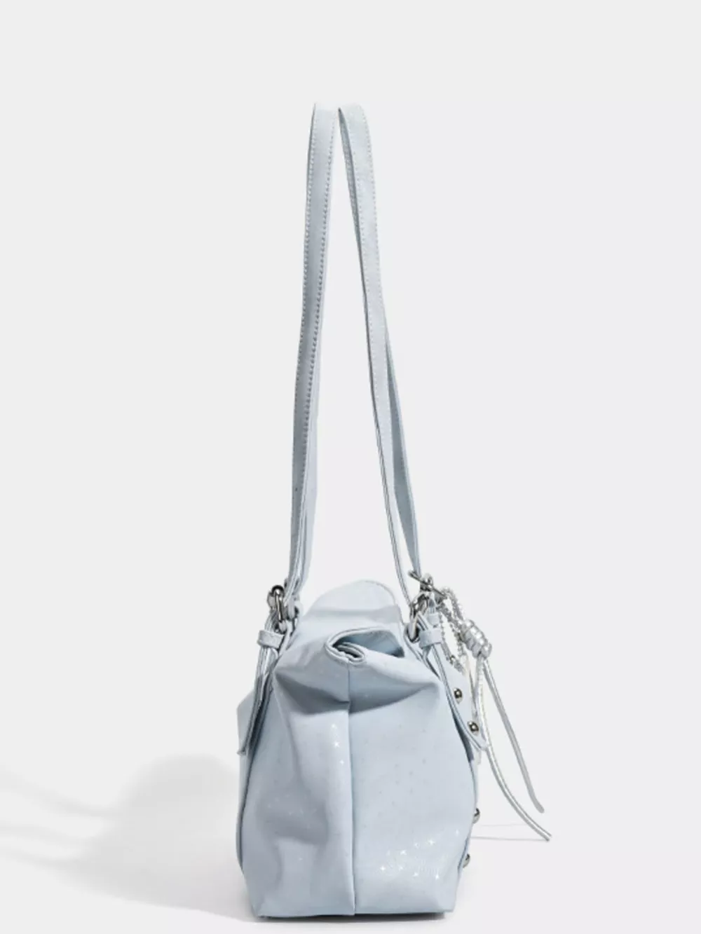 Leather Shoulder Bag with Star Charm, image 3