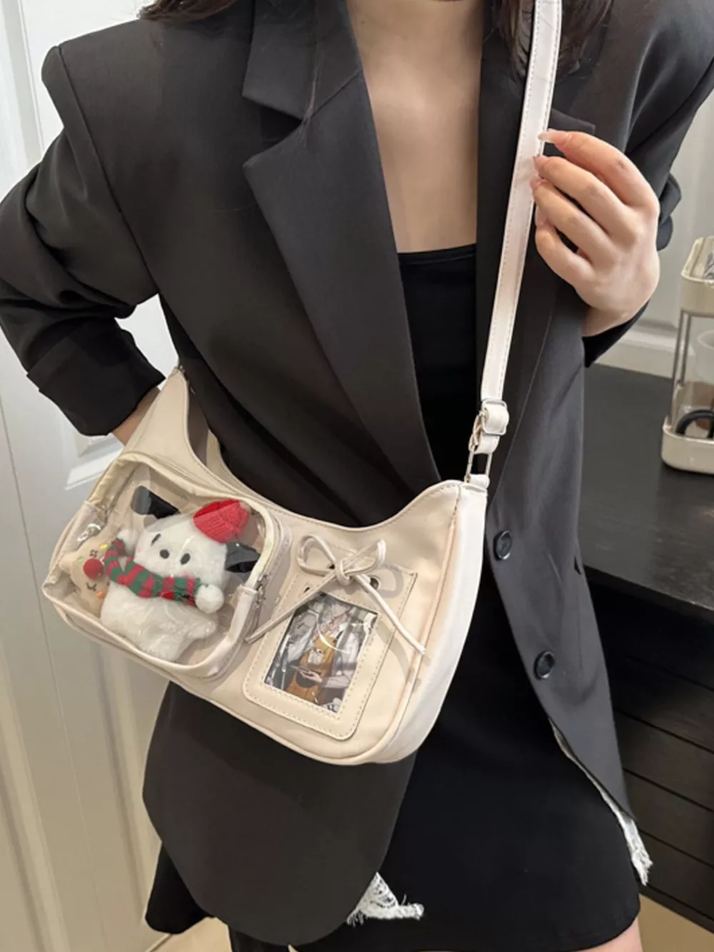 Clear Pocket Crossbody Bag, image 8
