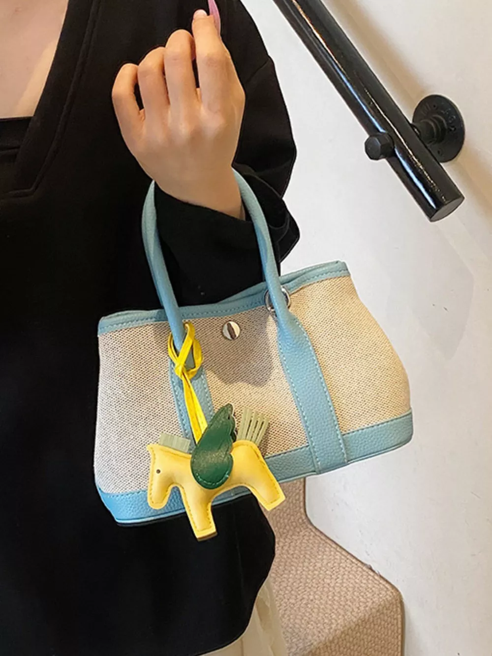 Contrast Crossbody Bag, image 9