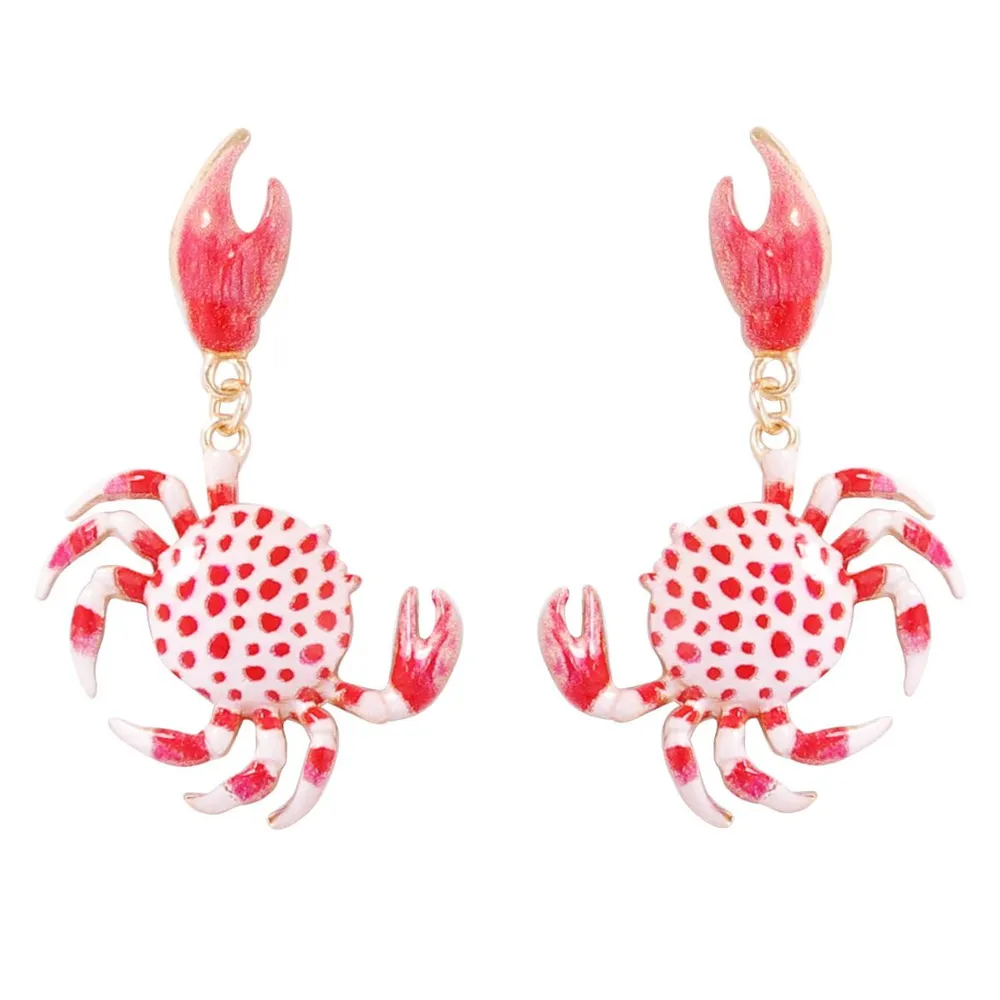 Alloy Crab-Shaped Earrings, image 4