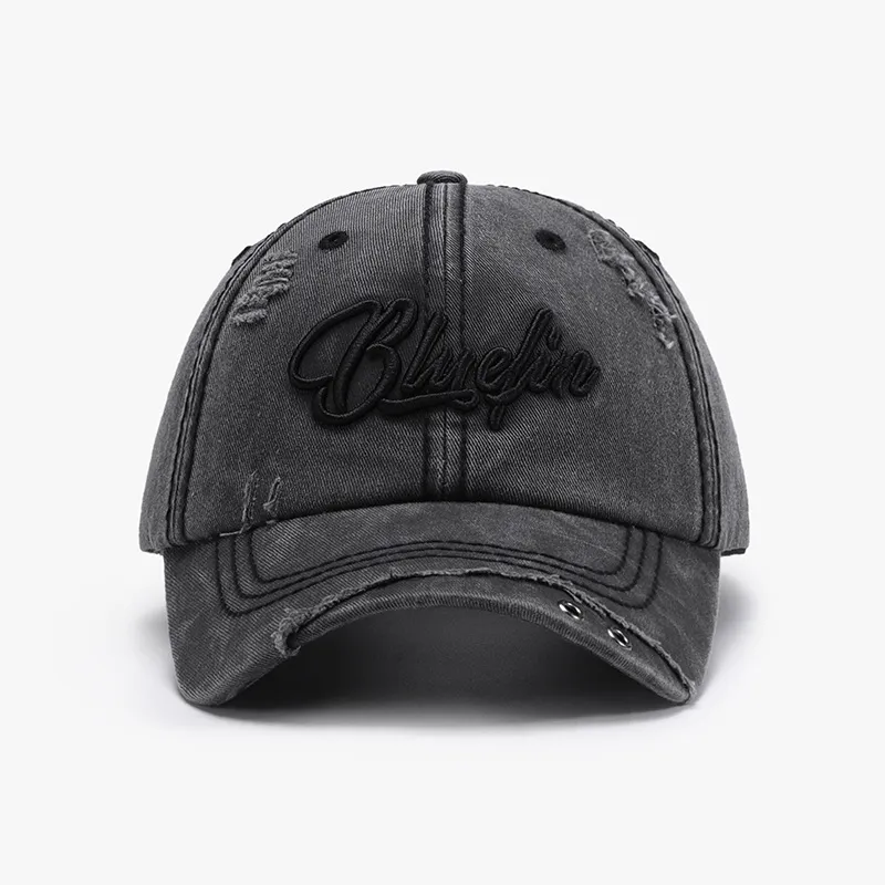 Embroidered Letter Cotton Baseball Cap