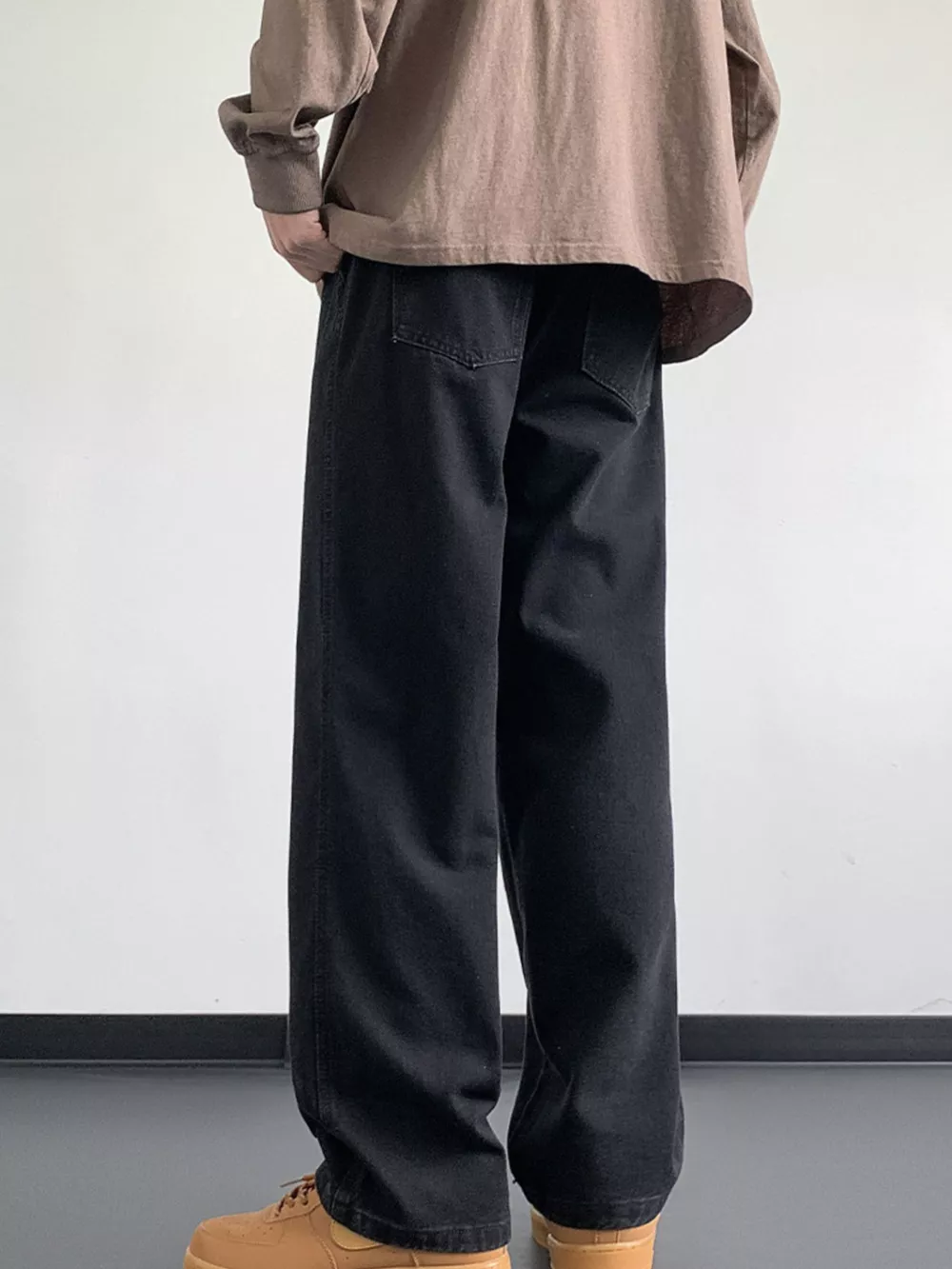 Men's Full Size Wash Loose Fit Jeans Plus Size, image 6