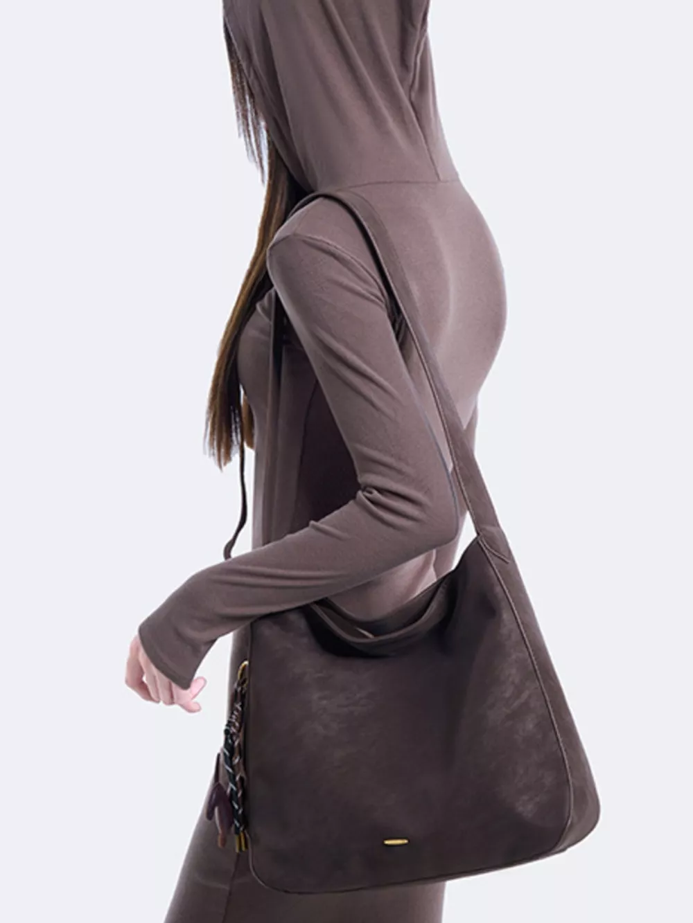 Soft Touch Hobo Shoulder Bag, image 2