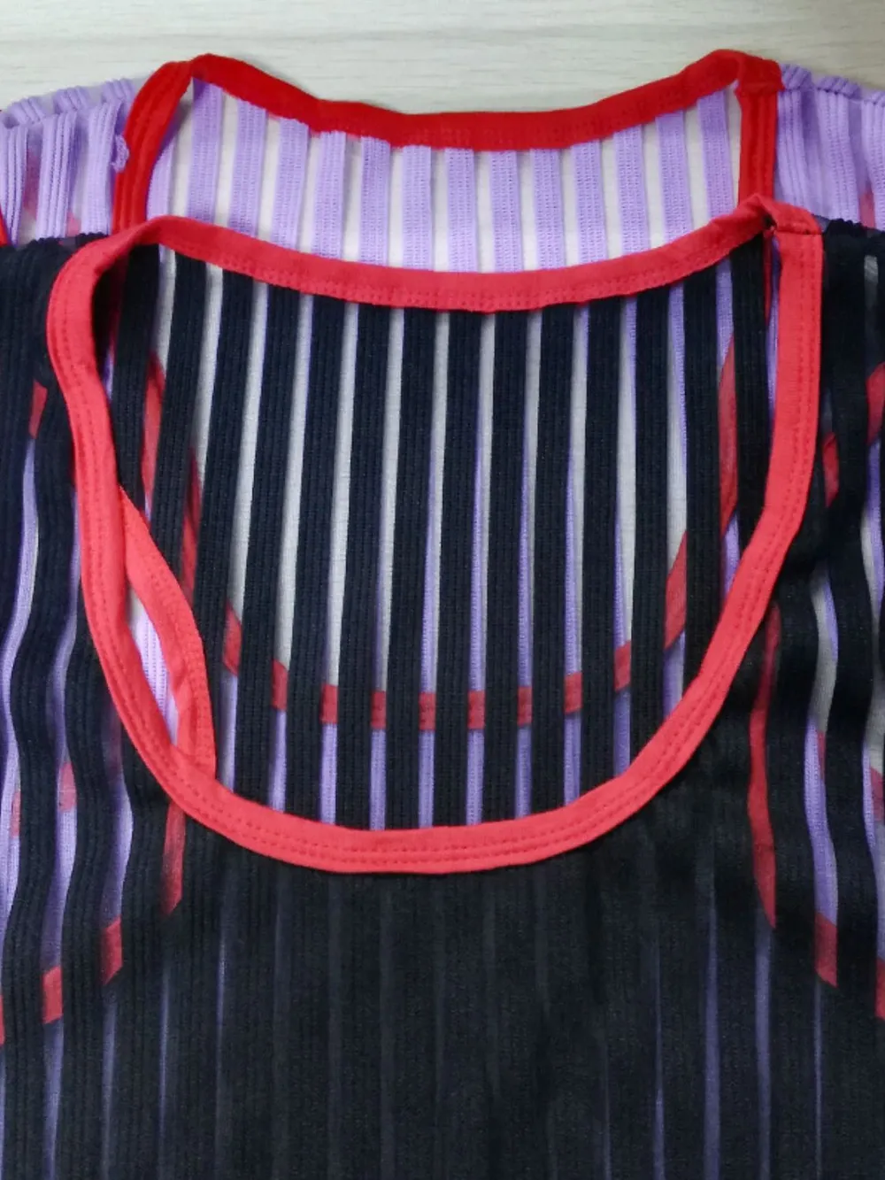 Men's Striped Round Neck Tank, image 2
