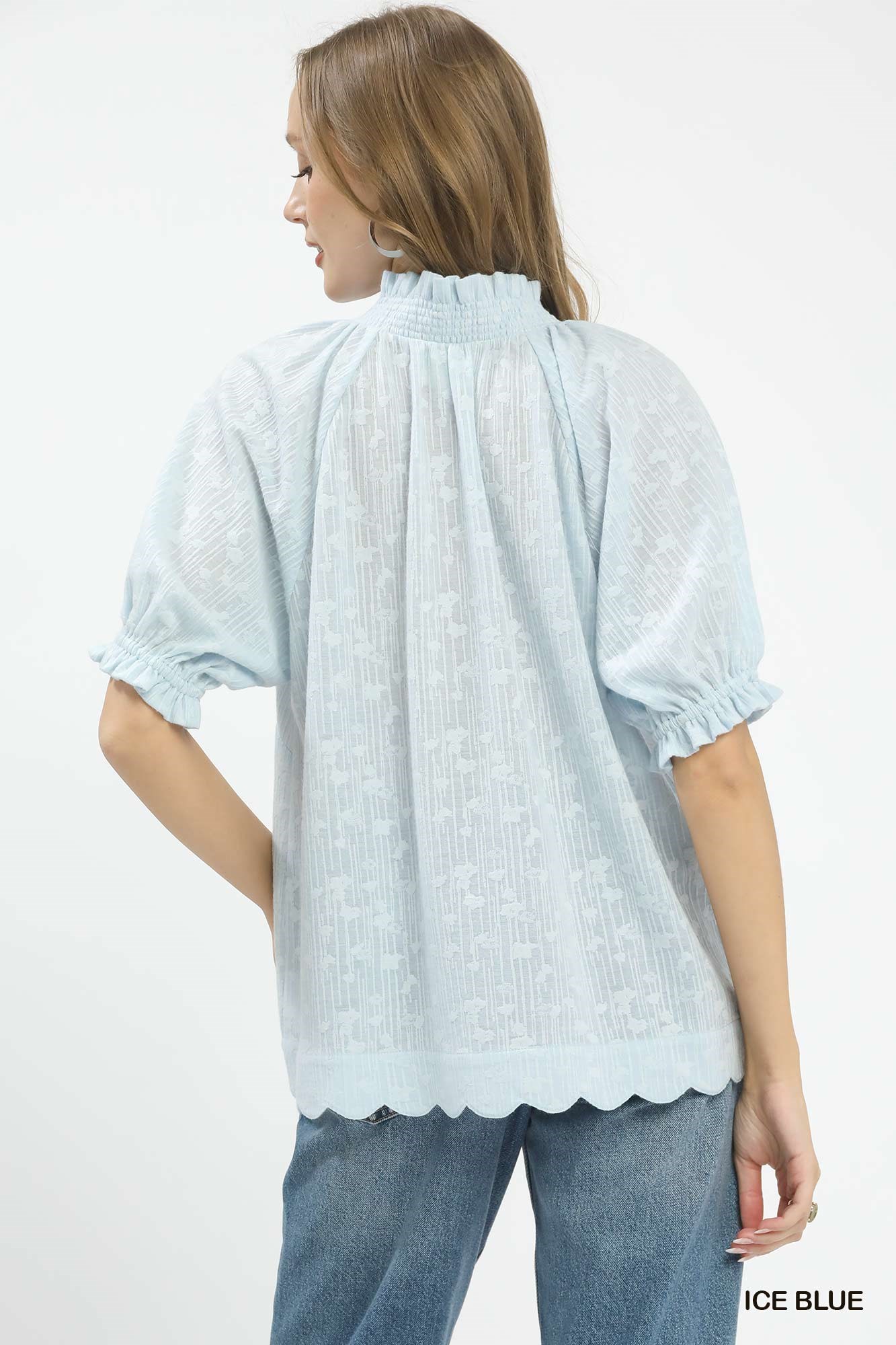 Textured Pintuck Blouse, image 3