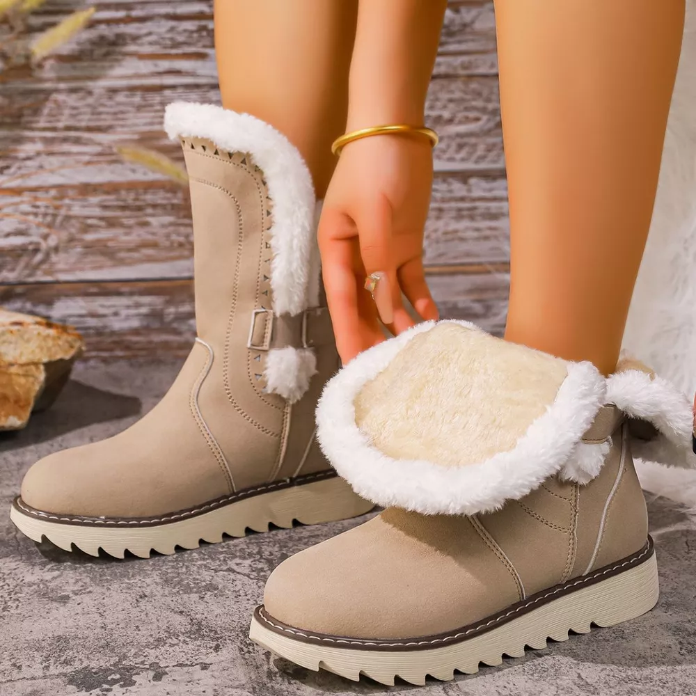 Round Toe Platform Boots, image 9