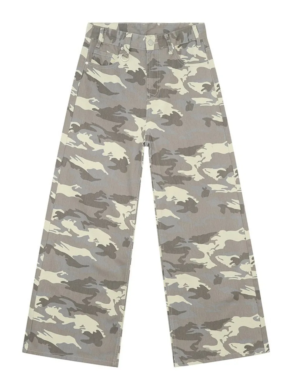 Men's Wide Leg Jeans with Pockets, image 8
