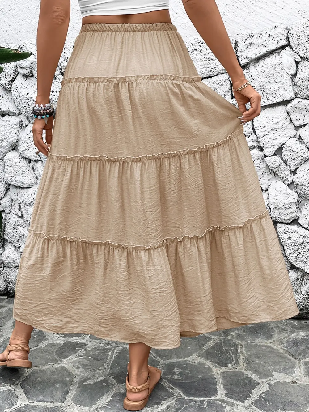 Frill Tiered Skirt, image 4