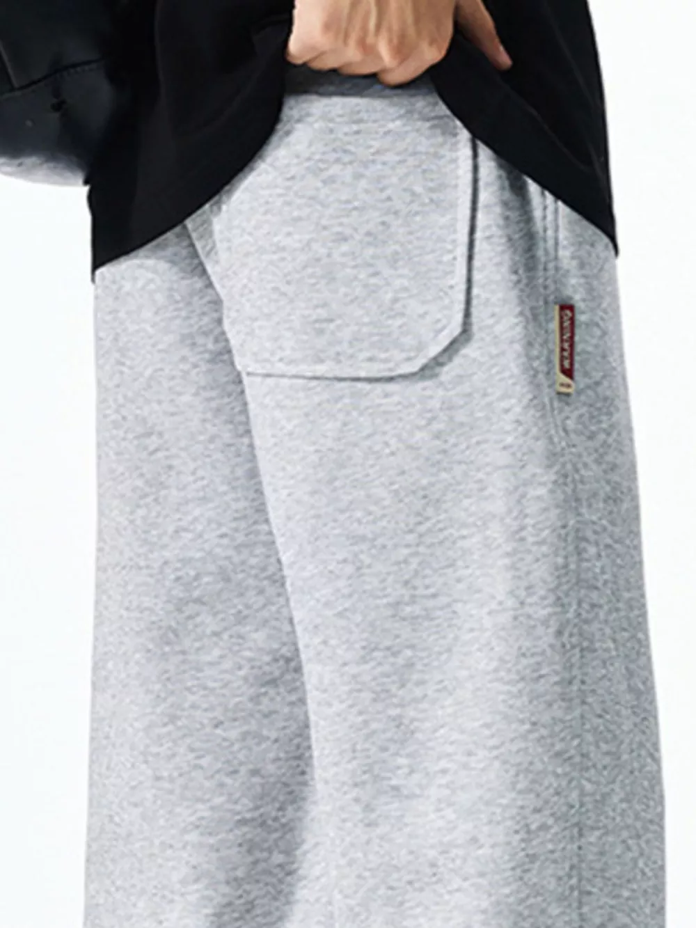 Men's Plus Size Casual Loose-Fit Drawstring Sweatpants, image 5