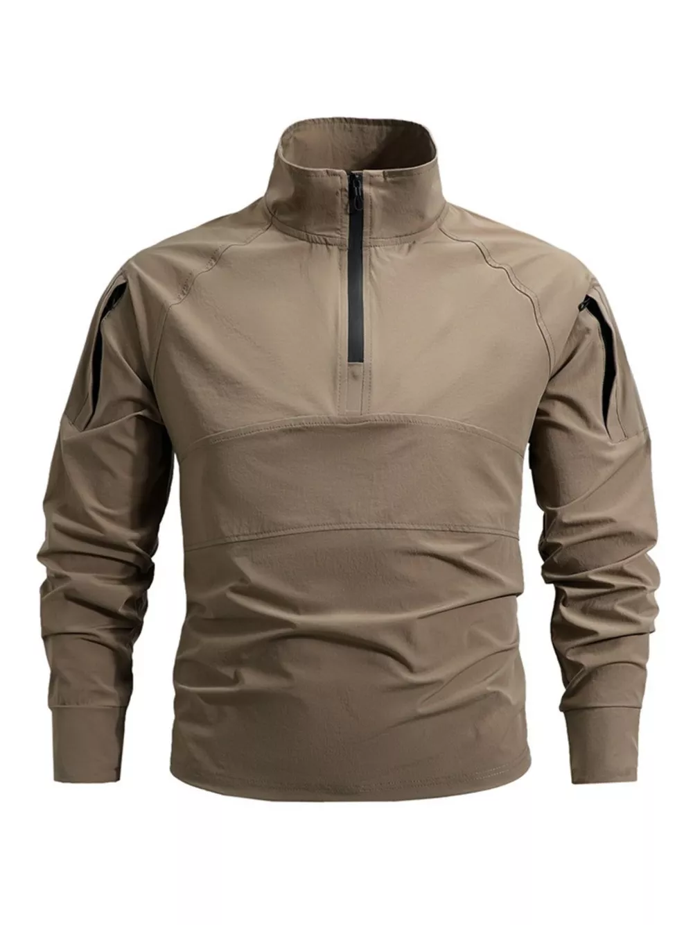 Men's Plus Size Quick-Dry Long Sleeve Sweatshirt, image 2