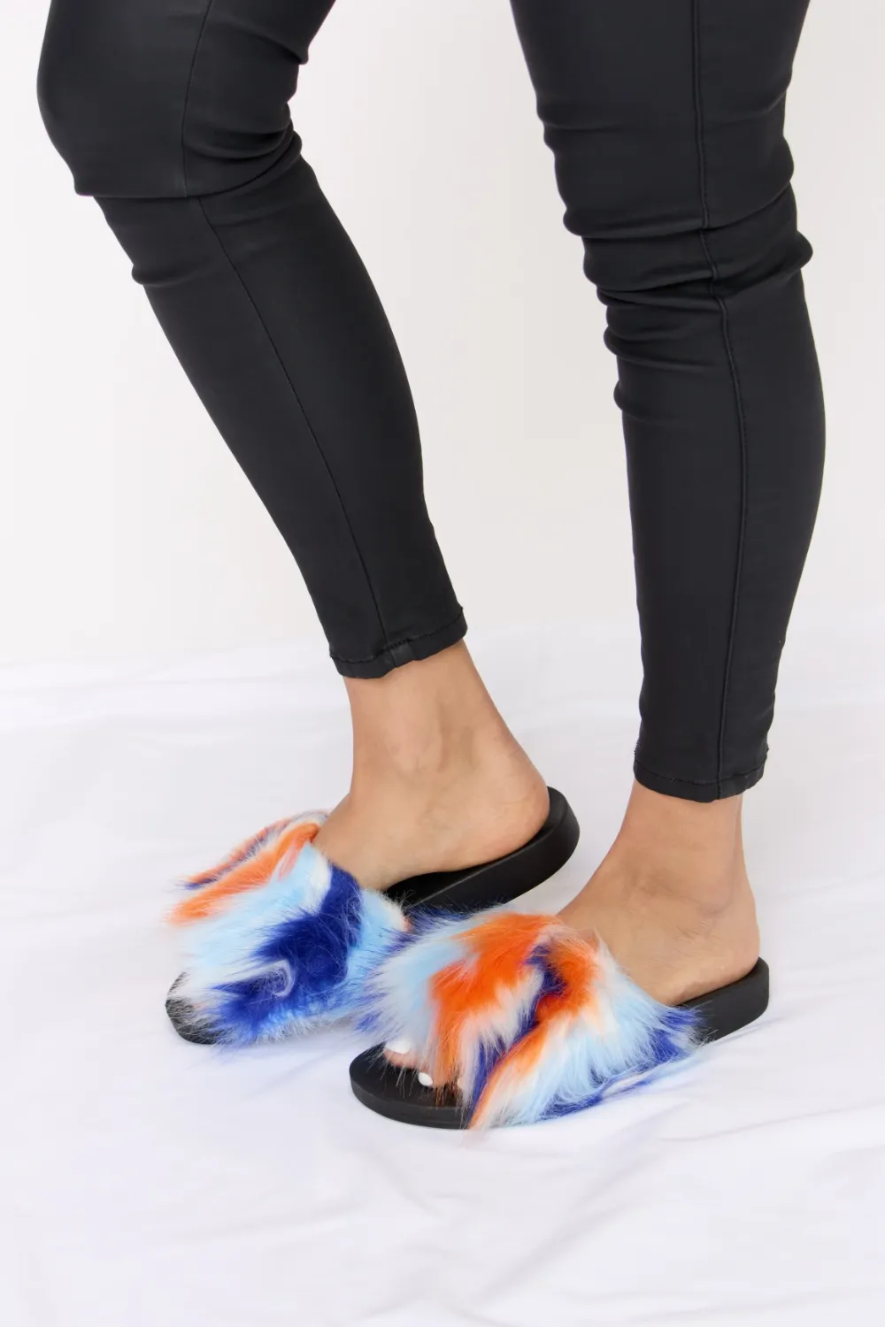 Plush Open-Toe Sandals, image 4