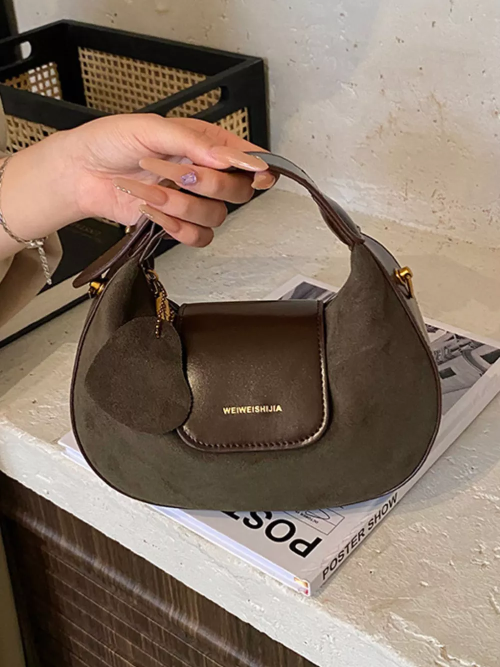 Top Handle Crossbody Bag, image 10