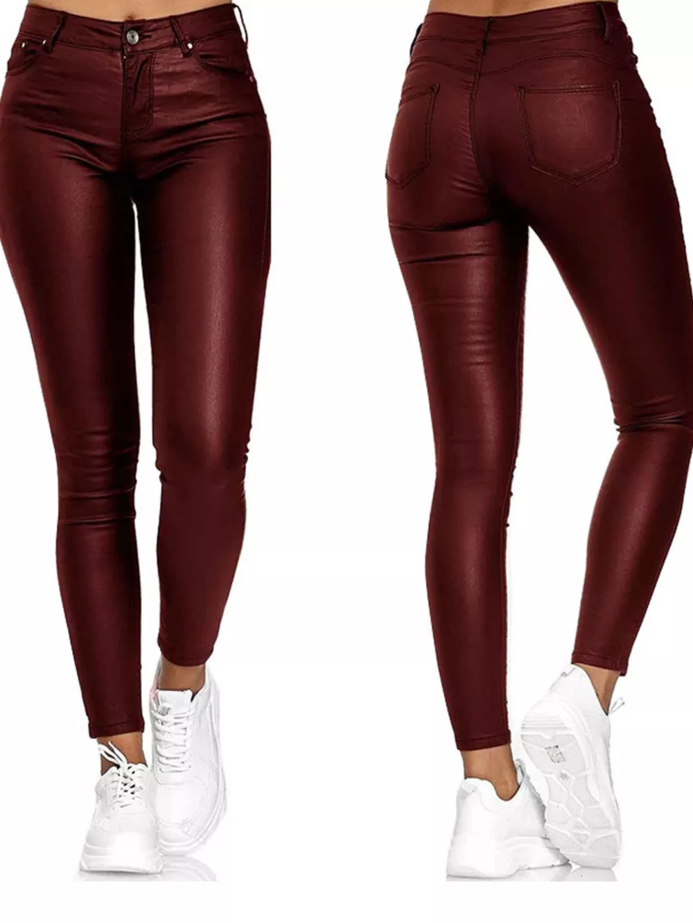 Full Size High-Waisted Skinny Pants Plus Size, image 5