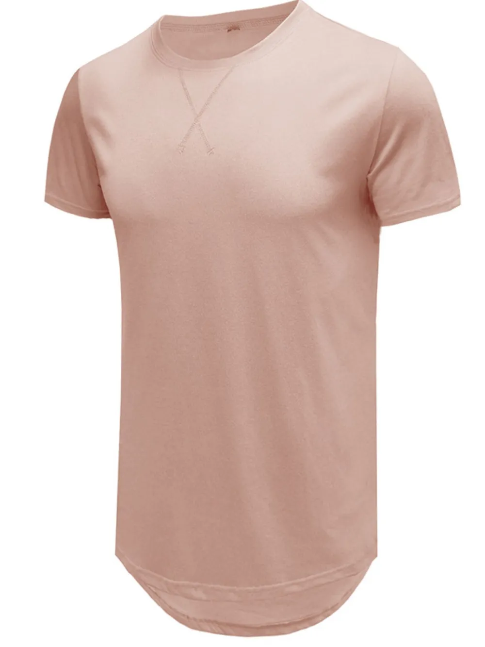 Men's Basic Curved Hem T-Shirt, image 8