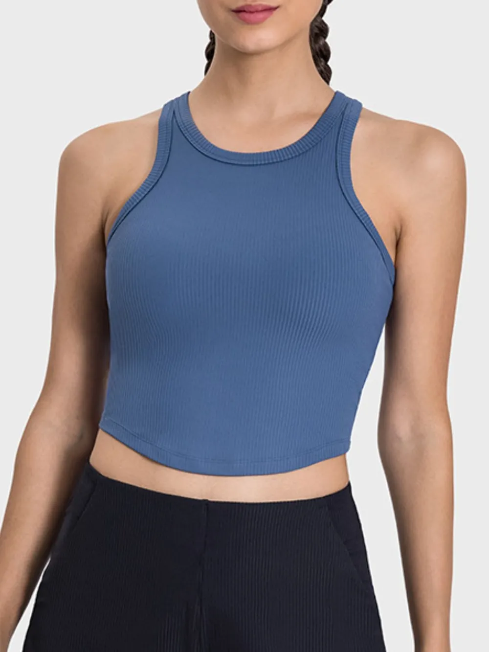 Round Neck Racerback Active Tank, image 5