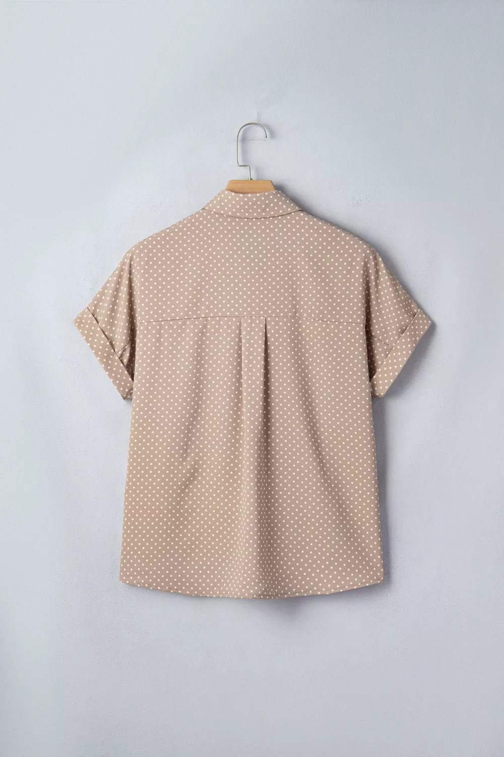 Polka Dot Print Short Sleeve Shirt, image 9