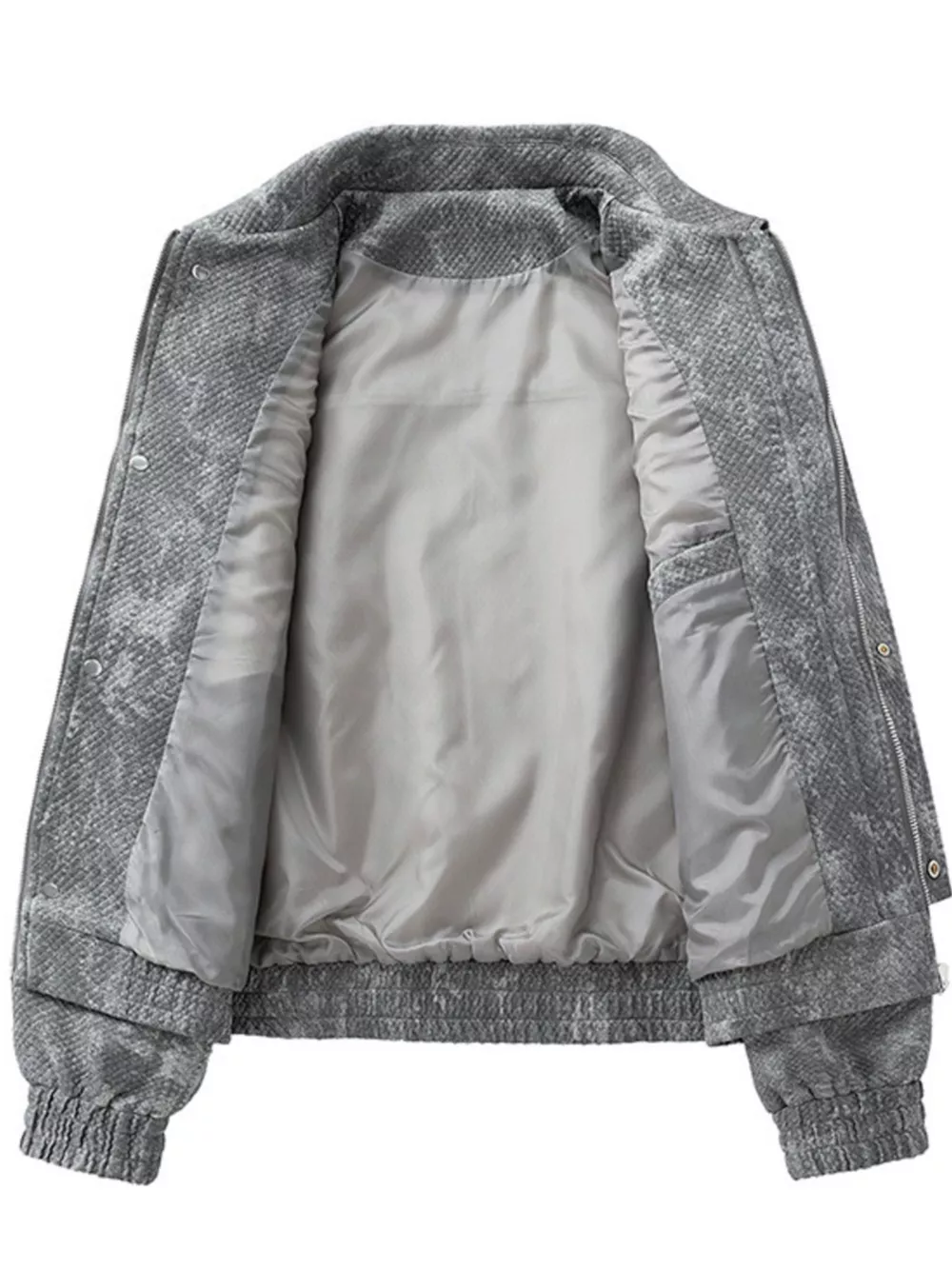 Men's Plus Size Casual Snap-Down Jacket, image 2