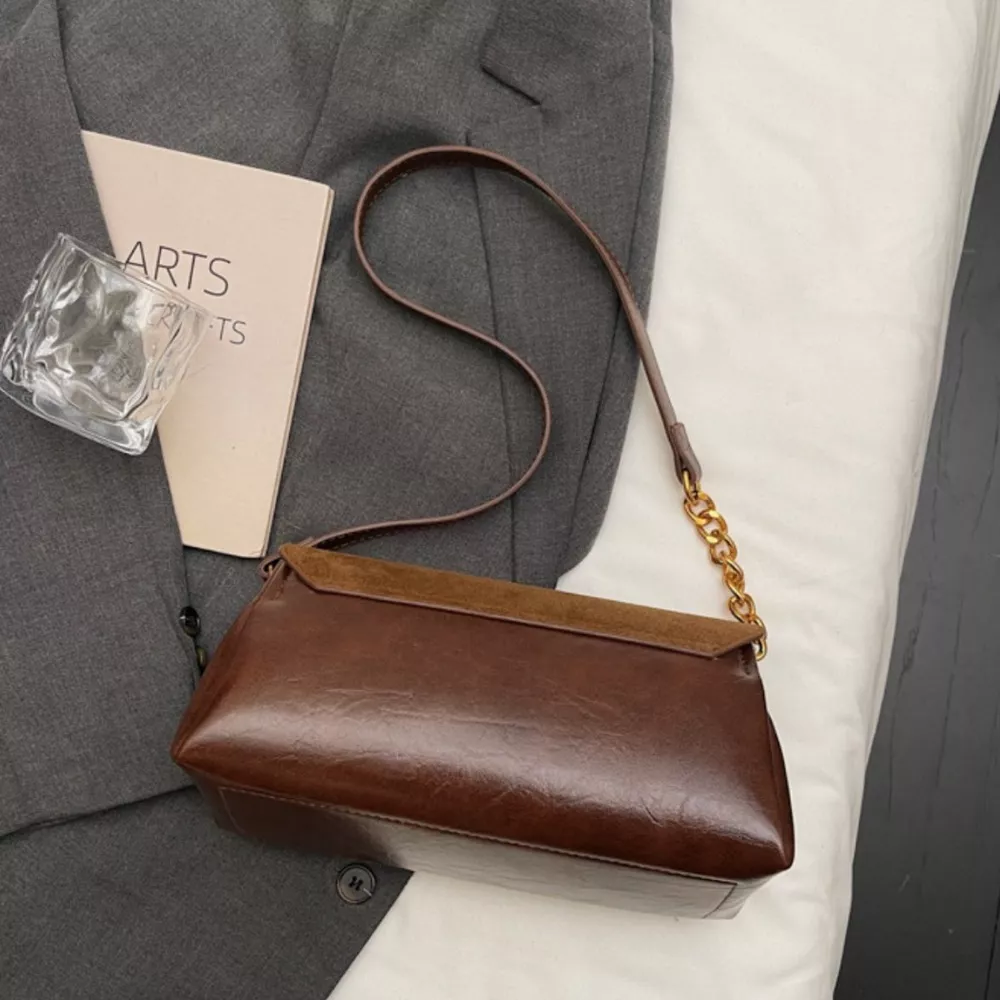 Chain Strap Flap Shoulder Bag, image 4