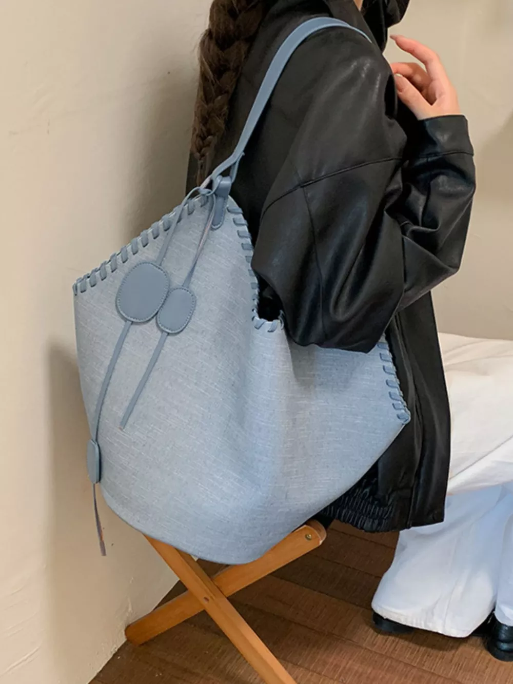 Casual Large Capacity Shoulder Bag, image 4