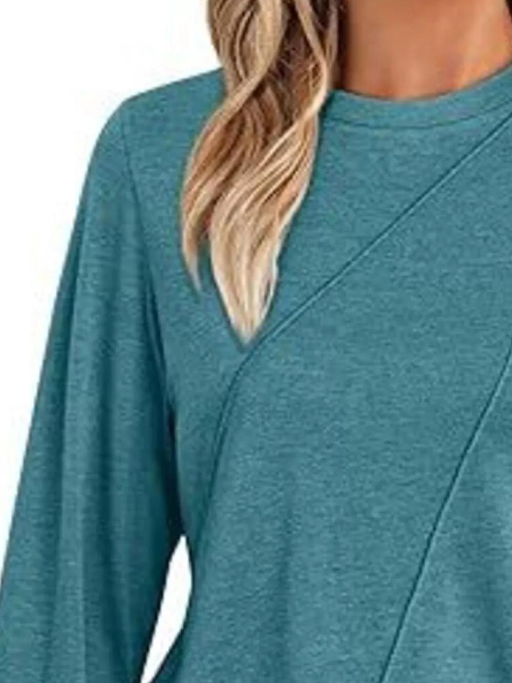 Round Neck Long Sleeve Top, image 21