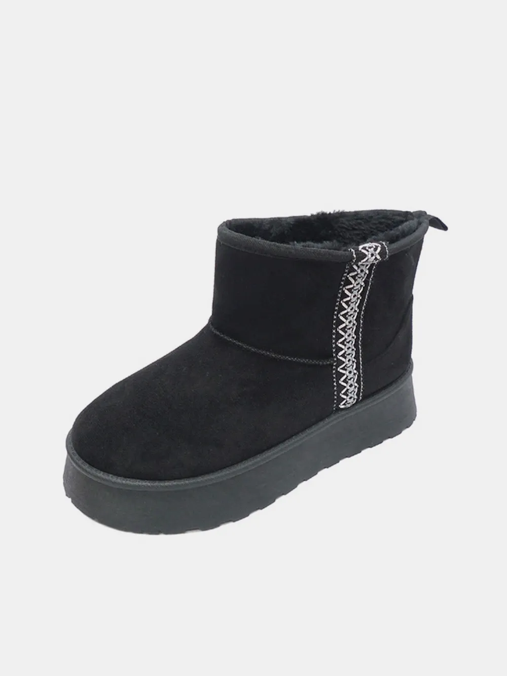 WILD DIVA Round Toe Platform Boots, image 2