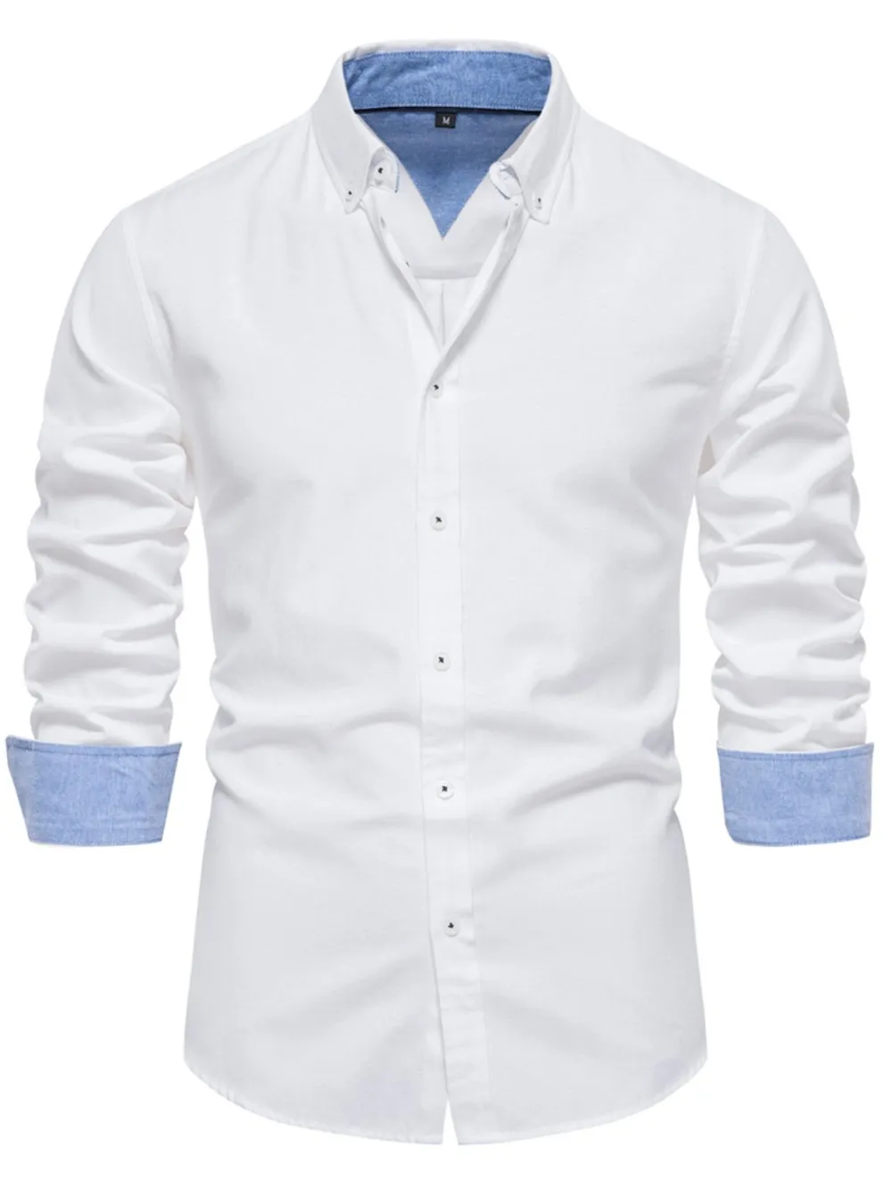 Men's Button Down Collared Neck Shirt, image 7