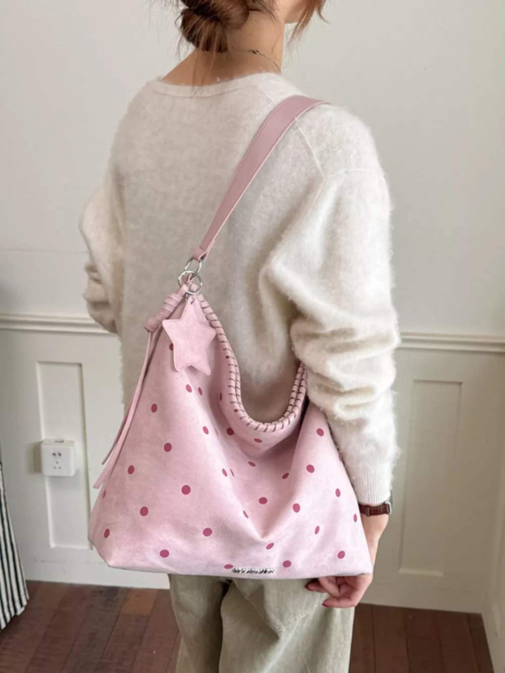 Polka Dot Shoulder Bag, image 5