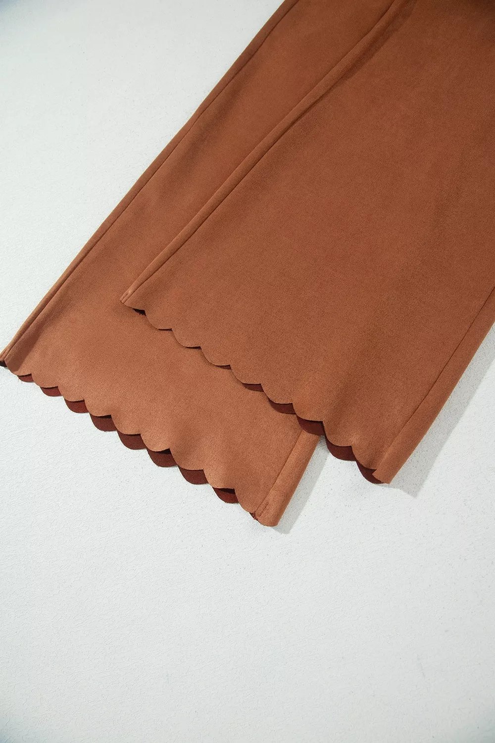 Scalloped Edge Pocket Full-Length Pants, image 11