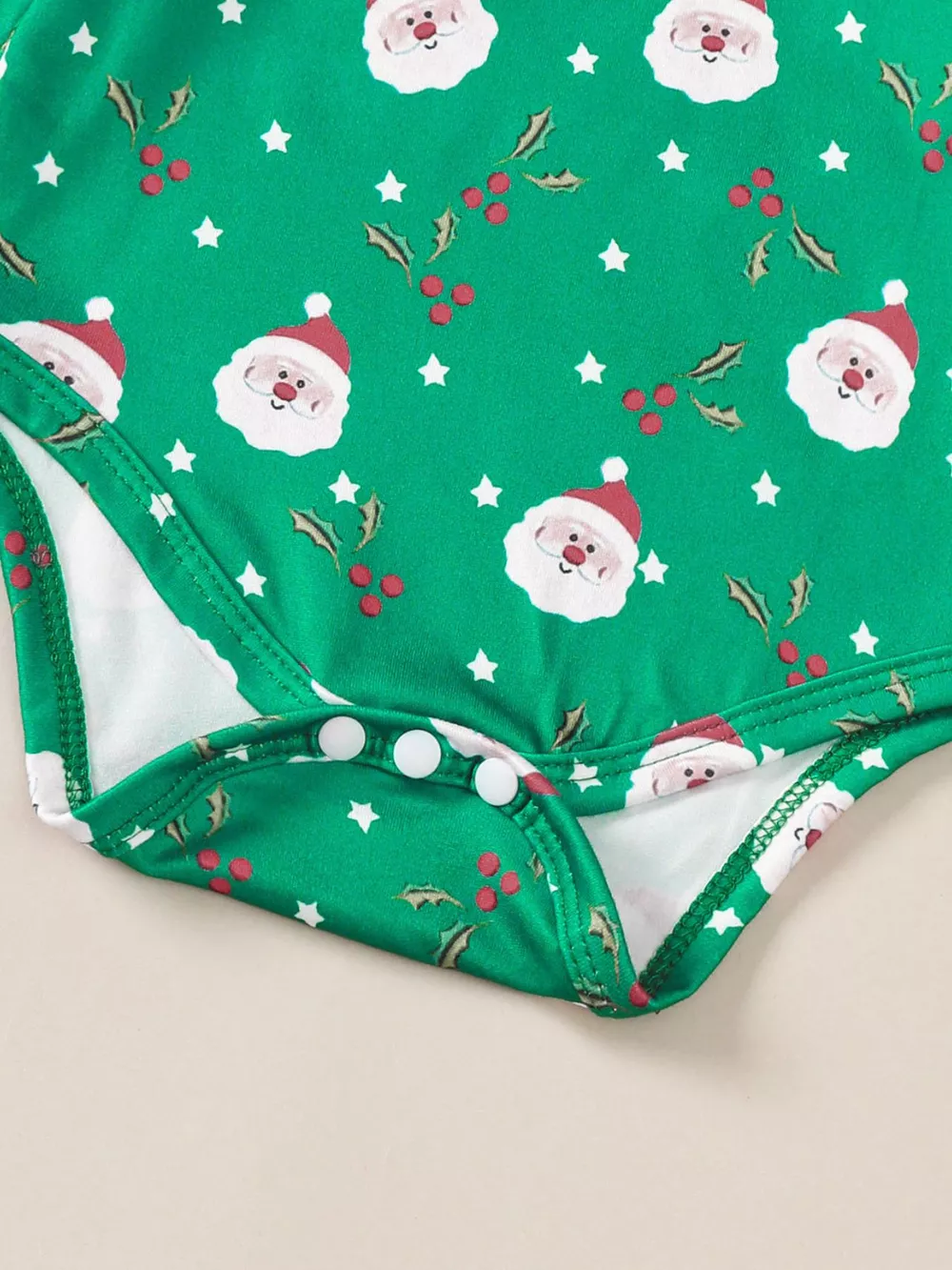 Children's Christmas Bodysuit and Overall Dress Set with Headband, image 14