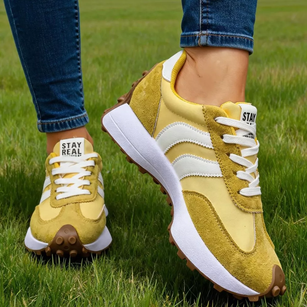 Lace Up Round Toe Sneakers, image 20